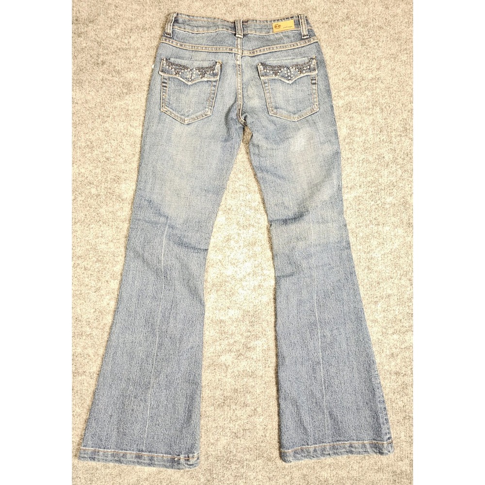 Refuge Premium Low Rise Bootcut Jeans Embellished Size 5 Y2K New with tags